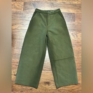 Obakki Wide Leg Pants – Size 2 – Made in Canada – Heavy 100% Cotton